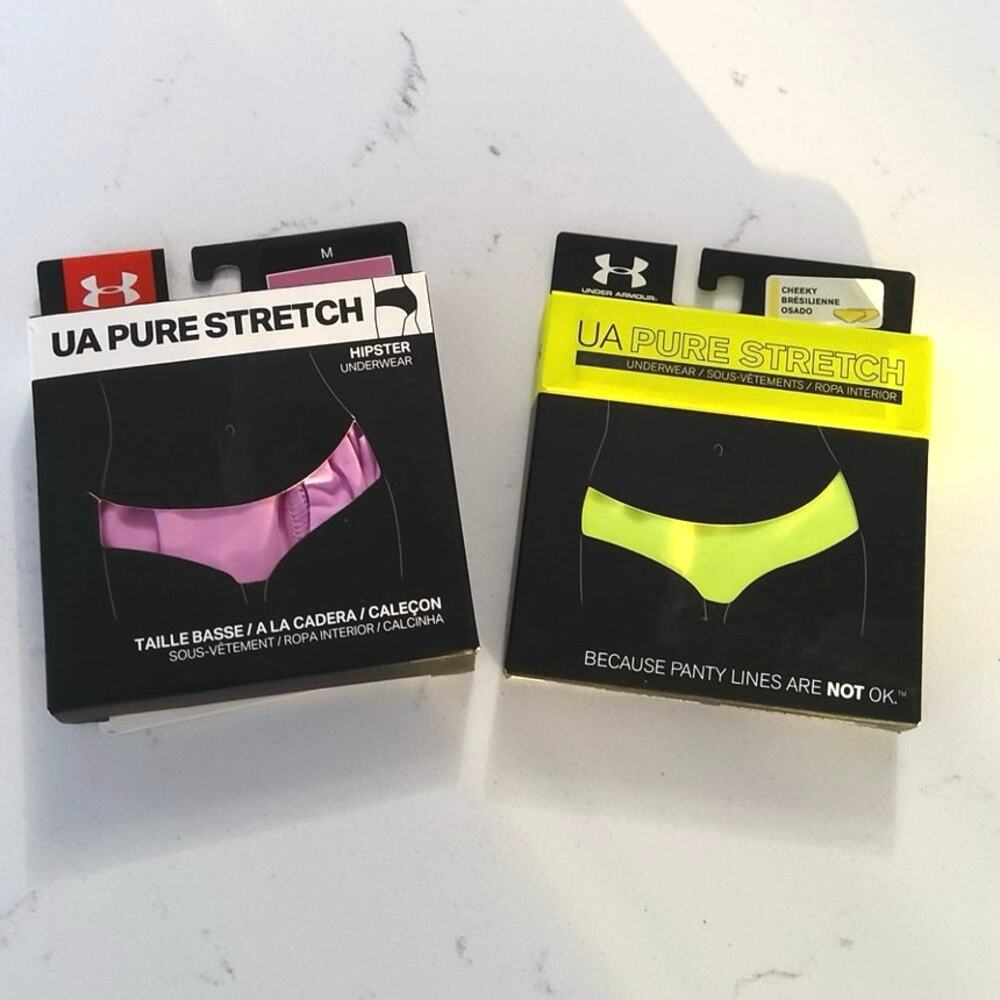 New UA pure stretch underwear bundle no pantyline  size M womens Athleisure soft